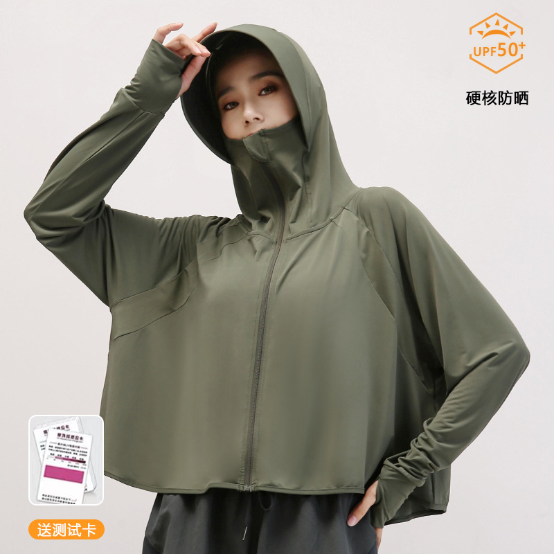 [SG STOCK] Summer Lady Sun Protective Clothing Sunproof Thin Blouse Silky Feeling Anti-UV Coat Breathable Female Clothes-HOMA