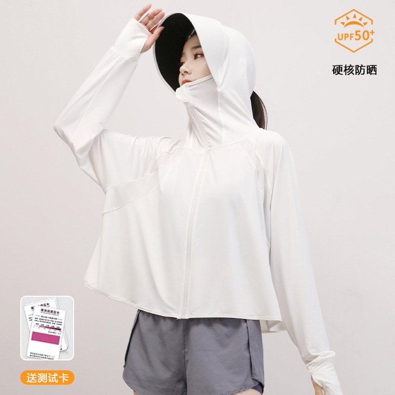 [SG STOCK] Summer Lady Sun Protective Clothing Sunproof Thin Blouse Silky Feeling Anti-UV Coat Breathable Female Clothes-HOMA
