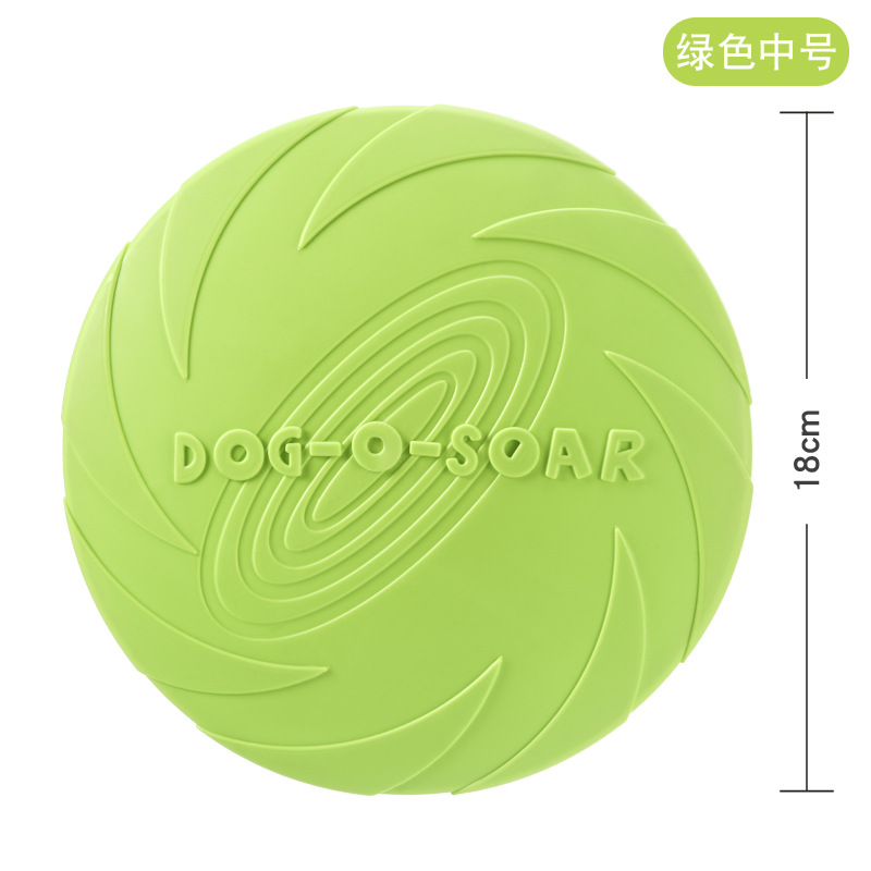 [SG TOYS] Premium Quality Dog Frisbee Pets Flying Disc DOG-O-SOAR Bite Resistant Floatable Pets Training Tool-HOMA