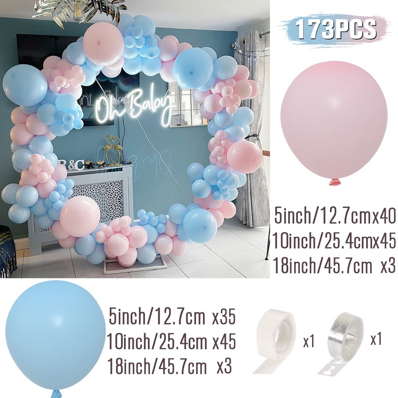 [SG]Romantic Macaron Balloon Set for LOVE Wedding Birthday Theme Party Balloon Chain Arch ROM-HOMA