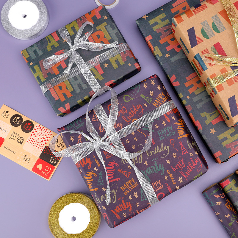 [SG] Gift Wrapping Paper| Birthday Christmas Festival Children Event Anniversary Wedding 3PCS for $5