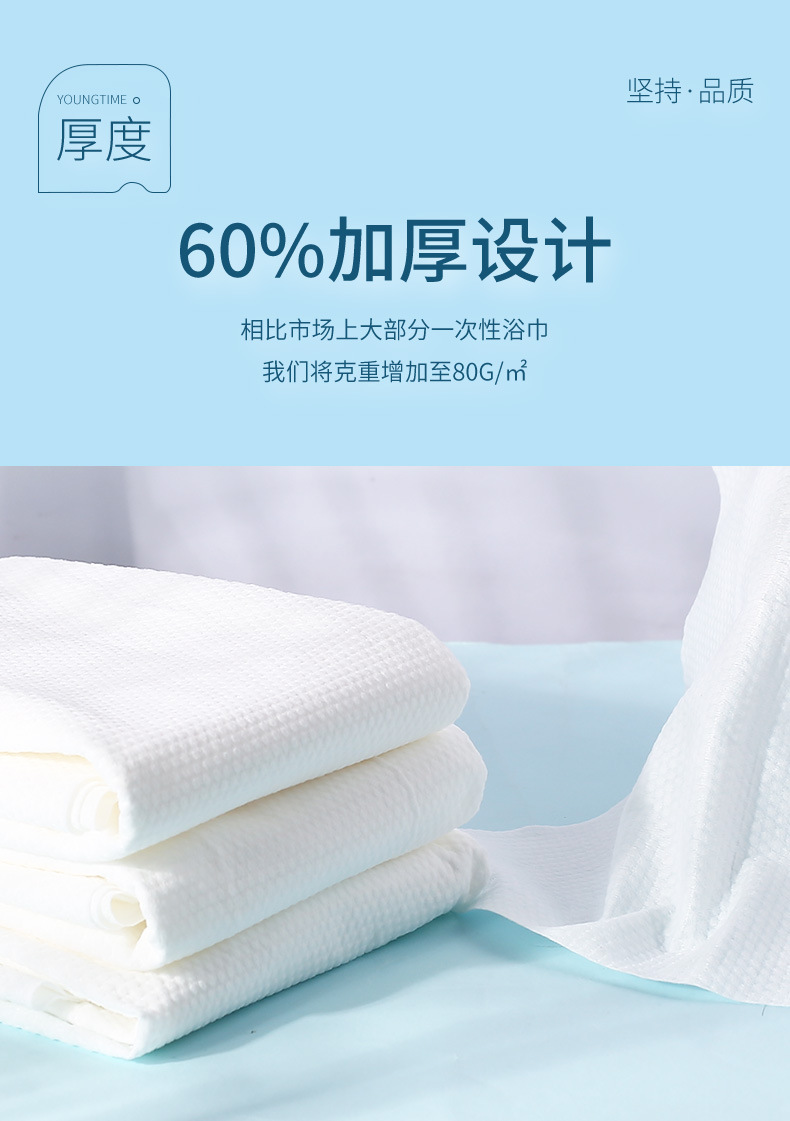 [SG STOCK] Disposable Bath Towel Set Skin Friendly | Strong Water Absorption | Travel Outdoor Hotel