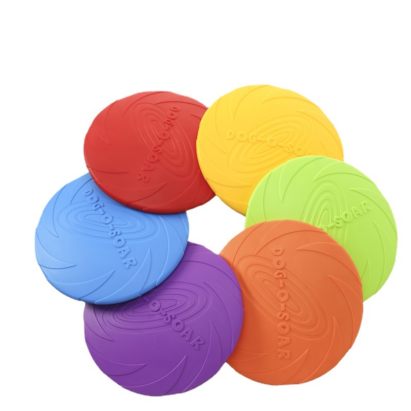 [SG TOYS] Premium Quality Dog Frisbee Pets Flying Disc DOG-O-SOAR Bite Resistant Floatable Pets Training Tool-HOMA