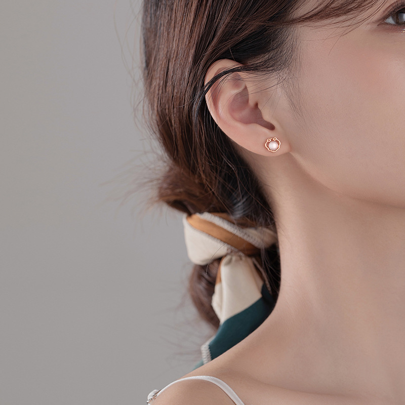 [SG] 925 Silver Chinese Style Earbuds-HOMA