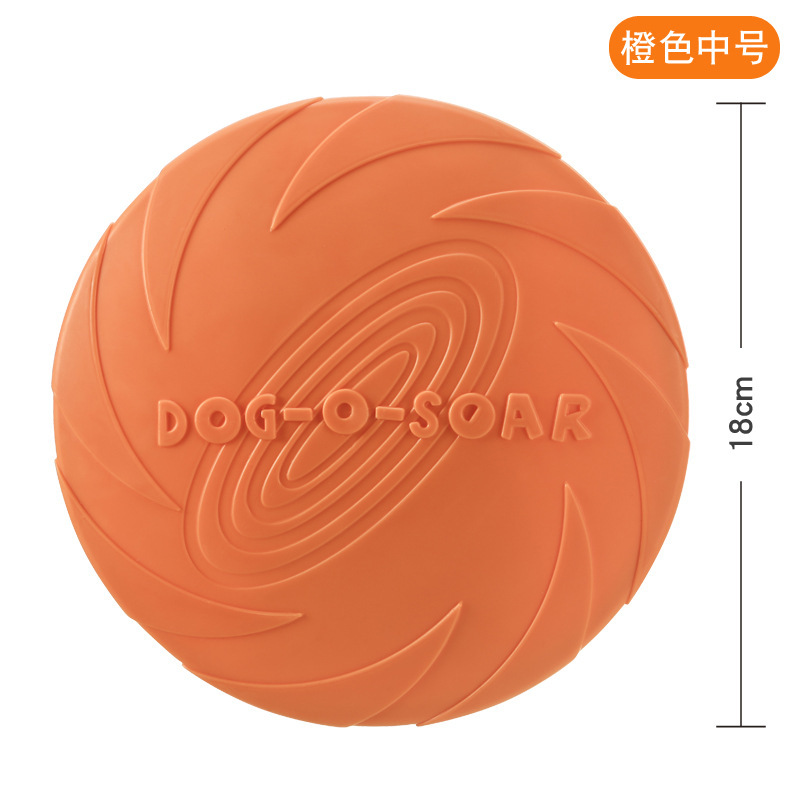 [SG TOYS] Premium Quality Dog Frisbee Pets Flying Disc DOG-O-SOAR Bite Resistant Floatable Pets Training Tool-HOMA