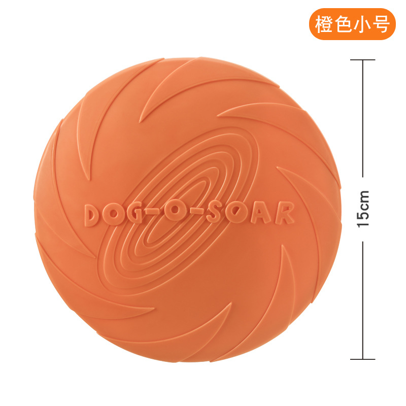 [SG TOYS] Premium Quality Dog Frisbee Pets Flying Disc DOG-O-SOAR Bite Resistant Floatable Pets Training Tool-HOMA