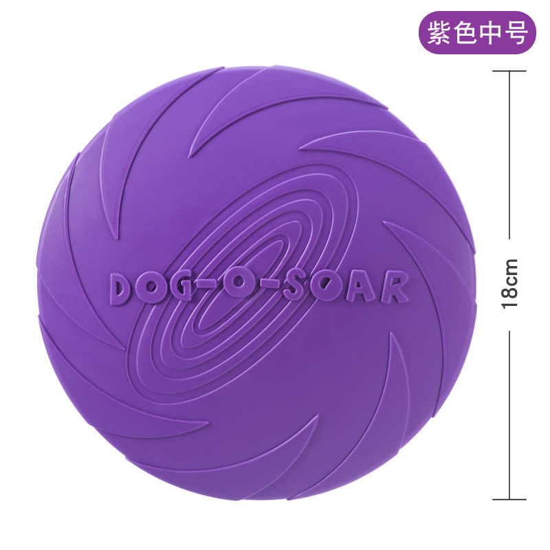 [SG TOYS] Premium Quality Dog Frisbee Pets Flying Disc DOG-O-SOAR Bite Resistant Floatable Pets Training Tool-HOMA