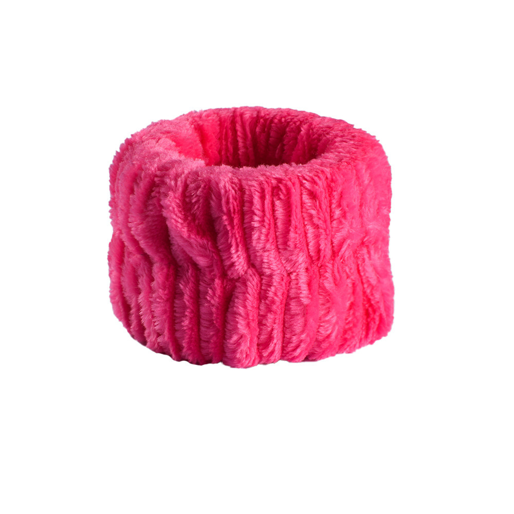 [SG] 1PCS Plush Pure Face Wash Wrist Band Sports Bracelet Band Sweat Absorbing Headband Wristband Waterproof Portable-HOMA