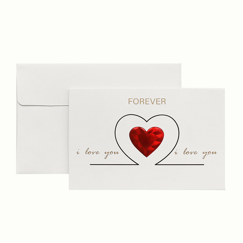 [SG] I LOVE YOU 3D Card Love Greeting Card for Birthday Festival Mother Wife Girlfriend Valentine-HOMA