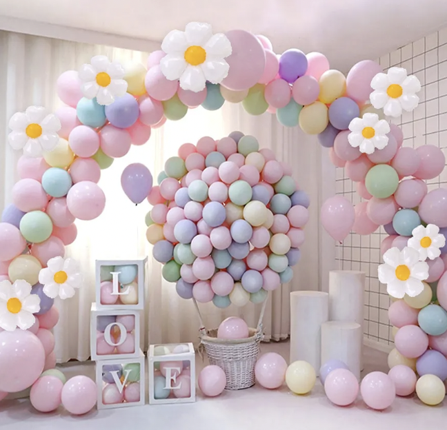 [SG]Romantic Macaron Balloon Set for LOVE Wedding Birthday Theme Party Balloon Chain Arch ROM-HOMA