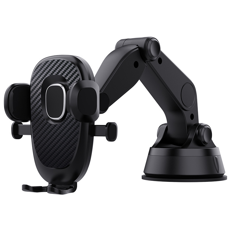 [SG] Super Suction Long Arm 360° Rotation Phone Holder Car Mount GPS Dashboard Windshield Cradle for All Phone Models-HOMA