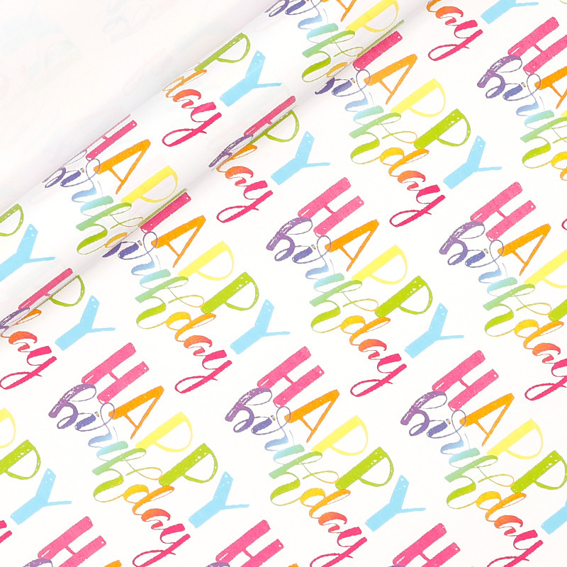 [SG]1 ROLL 0.43*3M Thicken Birthday Gift Wrapping Paper | High quality BDay Present | Children | Waterproof-HOMA
