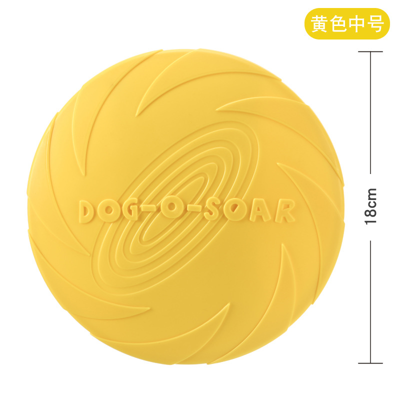 [SG TOYS] Premium Quality Dog Frisbee Pets Flying Disc DOG-O-SOAR Bite Resistant Floatable Pets Training Tool-HOMA