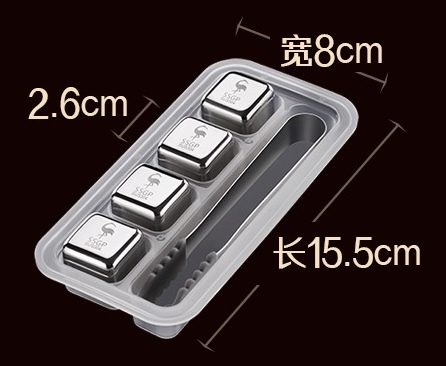 [SG] 304 Stainless Steel Reusable 2PCS\4PCS Ice Cubes Whiskey Stones Balls for Bourbon Scotch Vodka Wine Bar Restaurant-HOMA