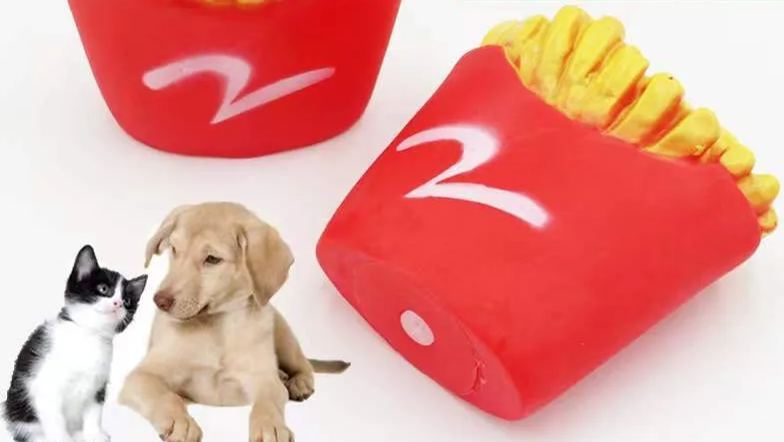 [SG]Vinyl Bite Resistant Pet Toy Artificial Dog Voise Toys Molar Teeth Health Training Chew Bone Balls Dog Cat-HOMA