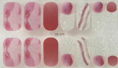 [SG]NEW TECH 3D Gel Nail Stickers/Stick On Nails 14PCS UV-Free Waterproof Long Last Removable Press-HOMA
