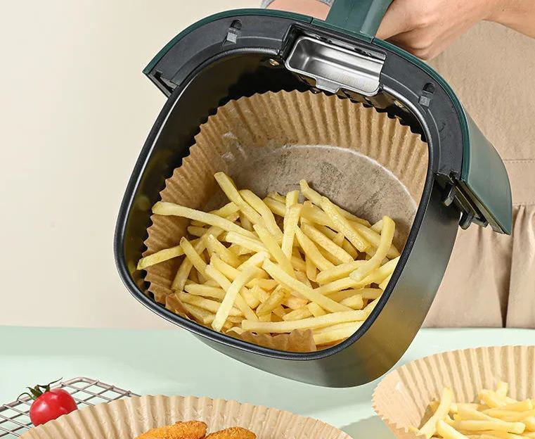 [SG]Air Fryer Food-grade Silicone Paper Tray Disposable Special Paper Oven Oil-absorbing Plate Oil-proof Baking Paper-HOMA