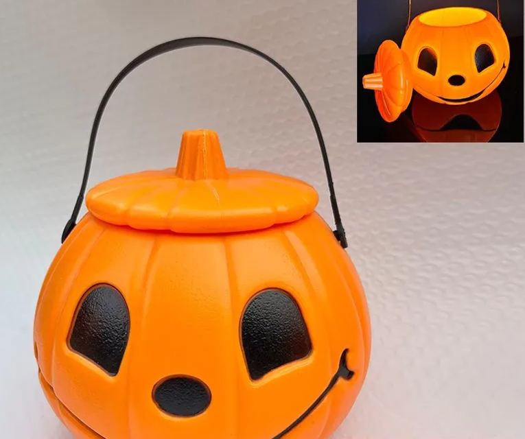 [SG]Halloween LED Pumpkin Portable Lamp Witch Hat Photo Props Home Party-HOMA