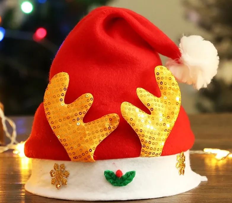 [SG]Christmas Hat Adult/Child style Christmas Santa Hat Thicken adult red Xmas Hat Santa Claus-HOMA