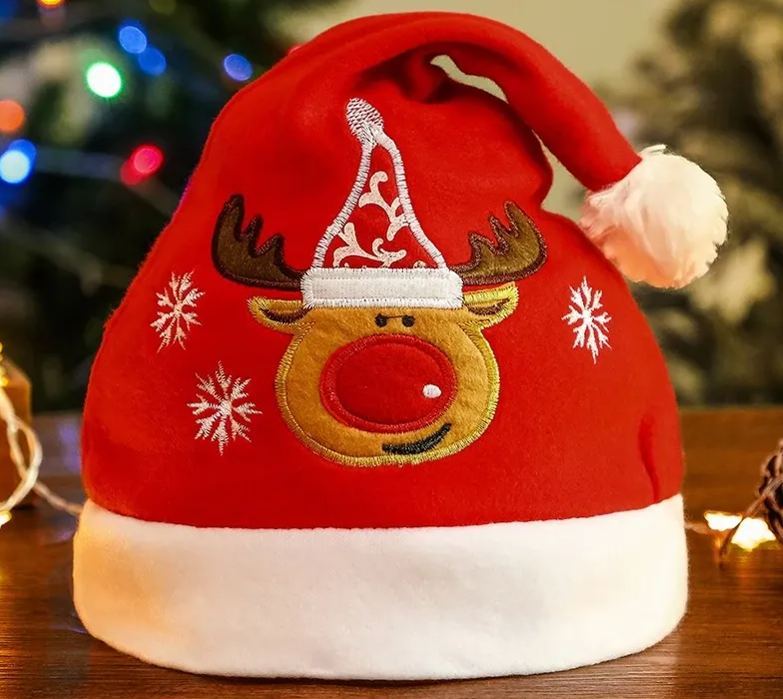 [SG]Christmas Hat Adult/Child style Christmas Santa Hat Thicken adult red Xmas Hat Santa Claus-HOMA