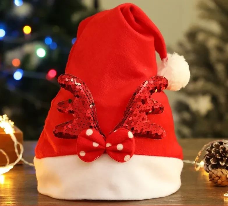 [SG]Christmas Hat Adult/Child style Christmas Santa Hat Thicken adult red Xmas Hat Santa Claus-HOMA