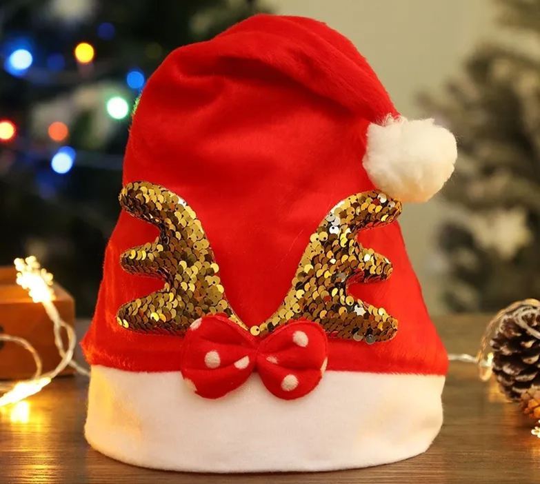 [SG]Christmas Hat Adult/Child style Christmas Santa Hat Thicken adult red Xmas Hat Santa Claus-HOMA