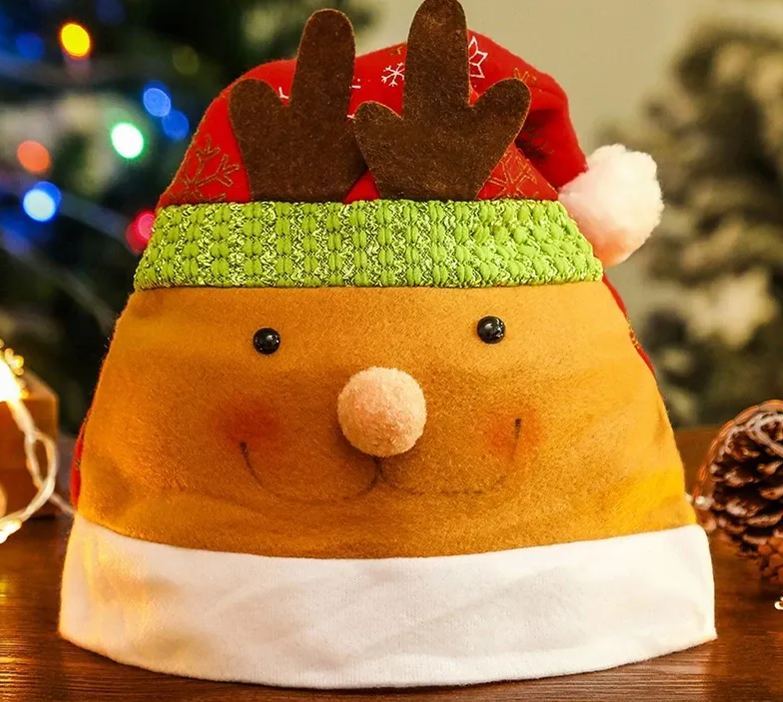 [SG]Christmas Hat Adult/Child style Christmas Santa Hat Thicken adult red Xmas Hat Santa Claus-HOMA