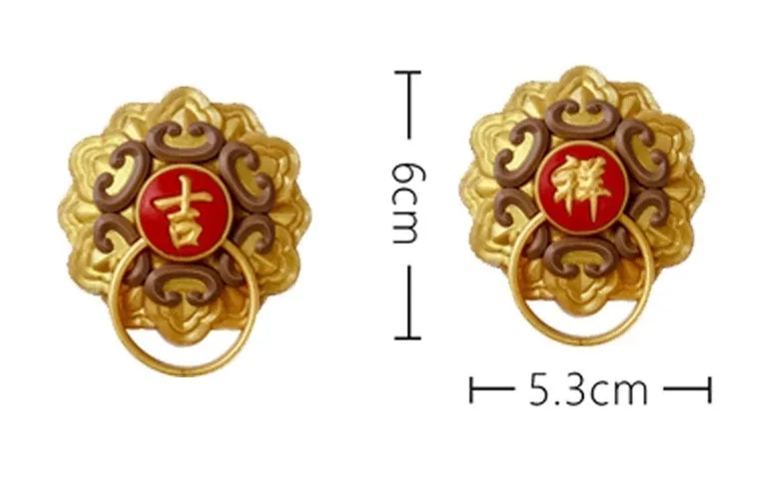 [SG]Chinese Style Good Luck Fridge Magnets Set Best Wishes 2024 CNY Greeting Home Decoration-HOMA