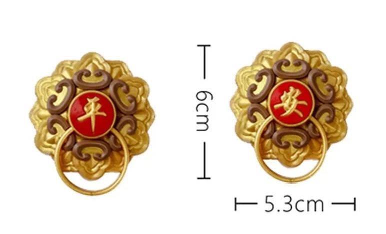 [SG]Chinese Style Good Luck Fridge Magnets Set Best Wishes 2024 CNY Greeting Home Decoration-HOMA