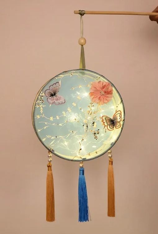 [SG] Half-DIY LED Lantern Portable Flower Ancientry Hanfu Cosplay Lantern Festival-HOMA