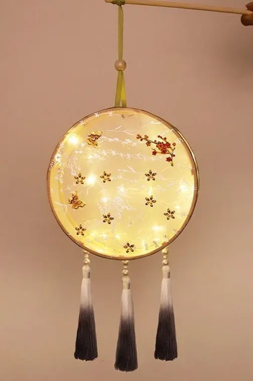 [SG] Half-DIY LED Lantern Portable Flower Ancientry Hanfu Cosplay Lantern Festival-HOMA