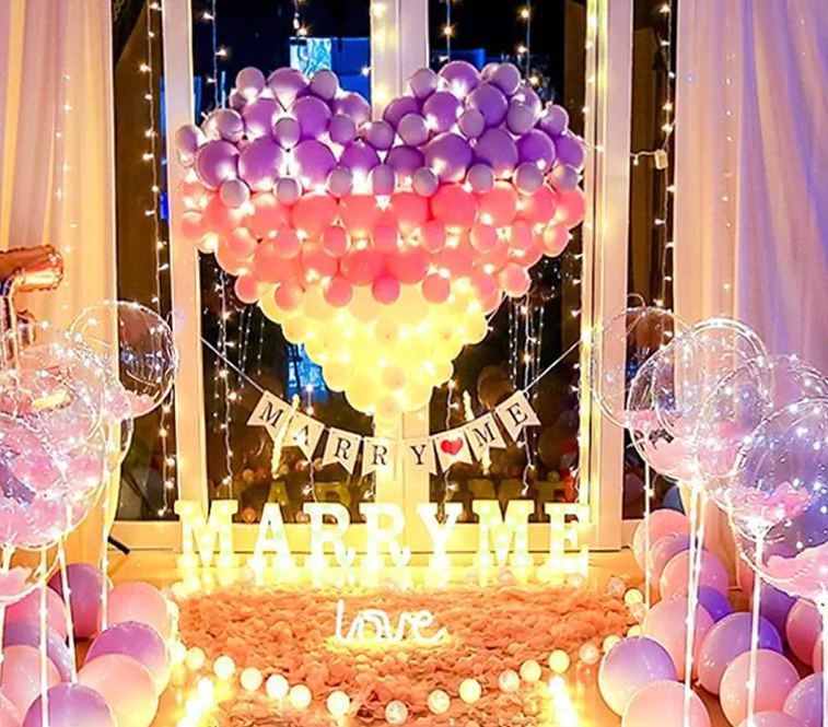 [SG]Romantic Car Boot/Trunk Decor Balloon Surprise Set Proposal Birthday Theme Party Confessing-HOMA