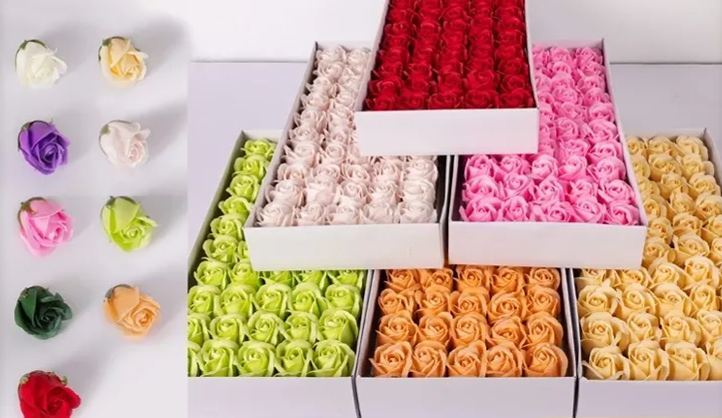 [SG] 3-Layer Thickened Rose Top Soap Flower DIY Artificial Flower Gift Choice 520 Mother's Day Birthday Wedding Girlfrie-HOMA
