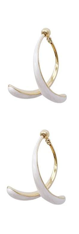 [SG]1 Pair Premium Quality Vintage Geometry Metal Earrings/Earbuds Tassel Domineering Elegant-HOMA