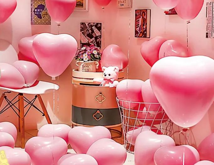 [SG]Romantic Wedding Party Thickened Balloon Set Sequin Engagement Proposal Birthday Party ROM-HOMA