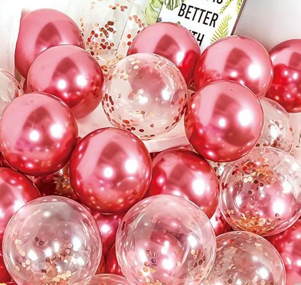 [SG]Romantic Wedding Party Thickened Balloon Set Sequin Engagement Proposal Birthday Party ROM-HOMA