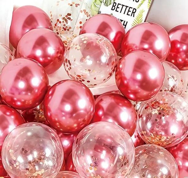 [SG]Romantic Wedding Party Thickened Balloon Set Sequin Engagement Proposal Birthday Party ROM-HOMA