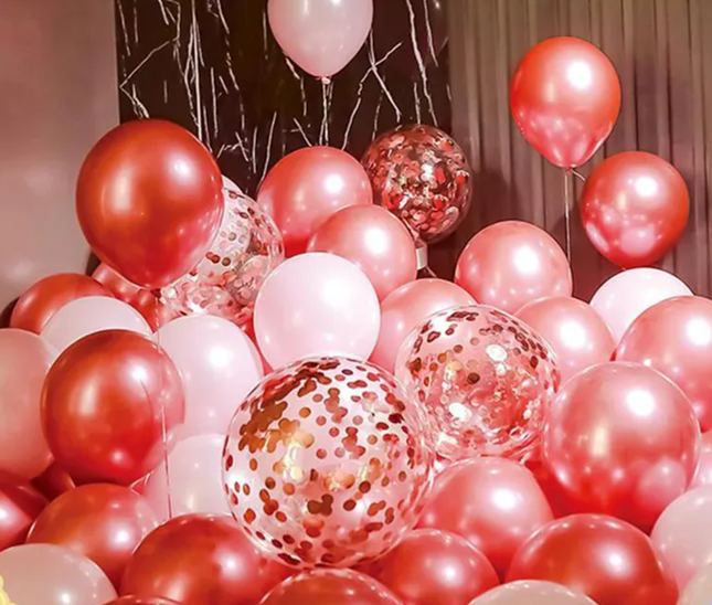 [SG]Romantic Wedding Party Thickened Balloon Set Sequin Engagement Proposal Birthday Party ROM-HOMA