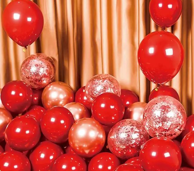 [SG]Romantic Wedding Party Thickened Balloon Set Sequin Engagement Proposal Birthday Party ROM-HOMA