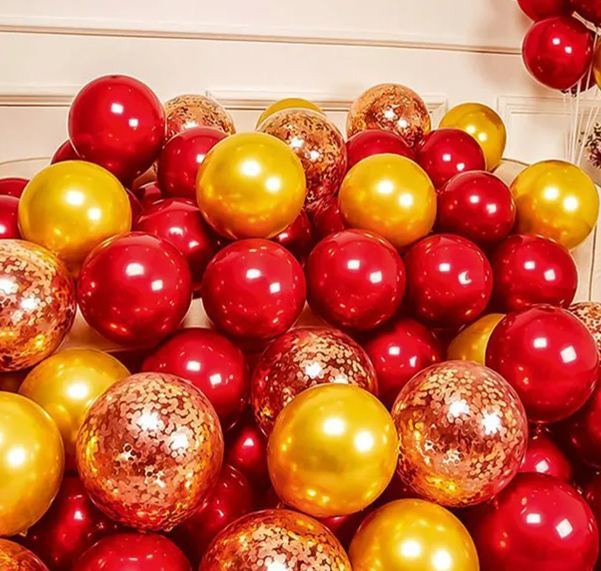 [SG]Romantic Wedding Party Thickened Balloon Set Sequin Engagement Proposal Birthday Party ROM-HOMA