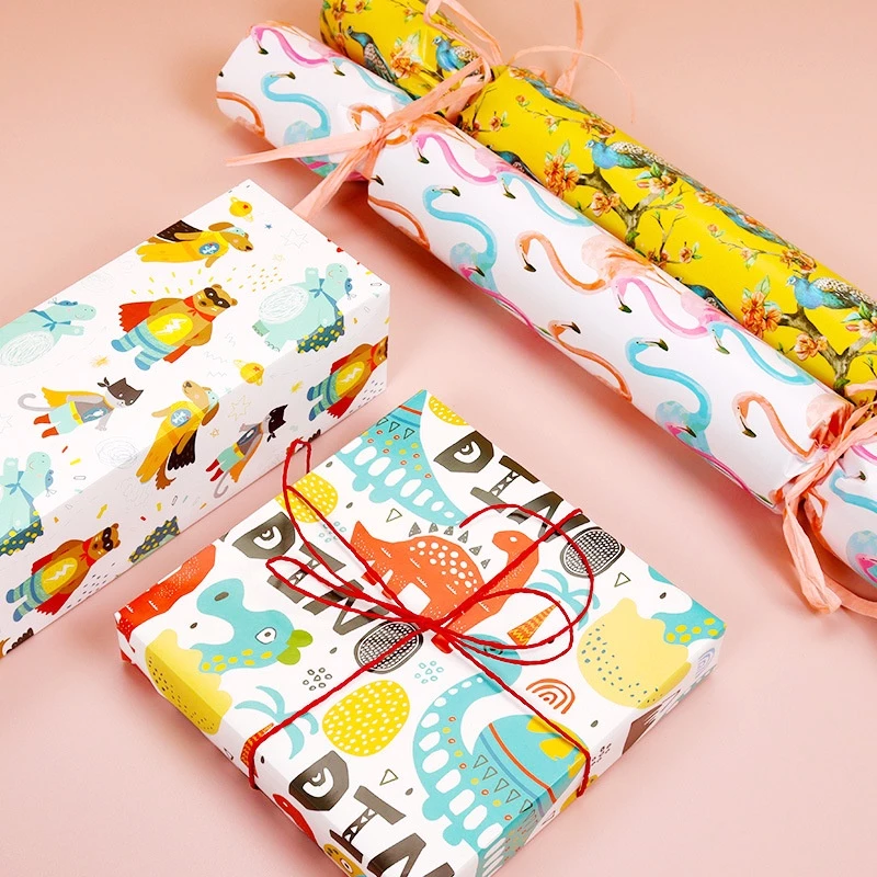 [SG]High quality Thicken Birthday Gift Wrapping Paper | Simple Stylish BDay Present | Children | Waterproof-HOMA