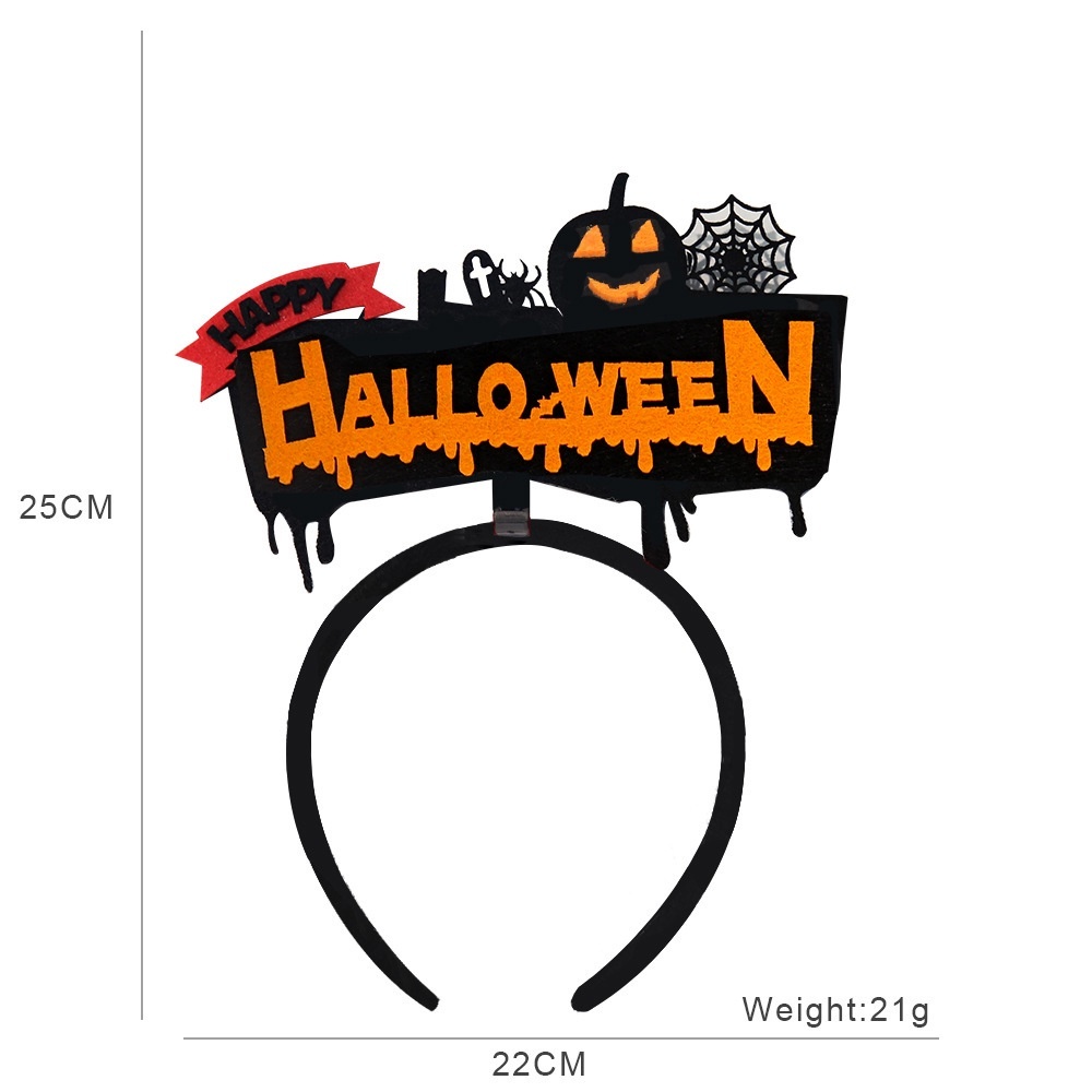 [SG] Halloween Hairband headband Spider Bat Pumpkin Hair Accessories Party Decorations Halloween  4.8  22 ratings 155-HOMA