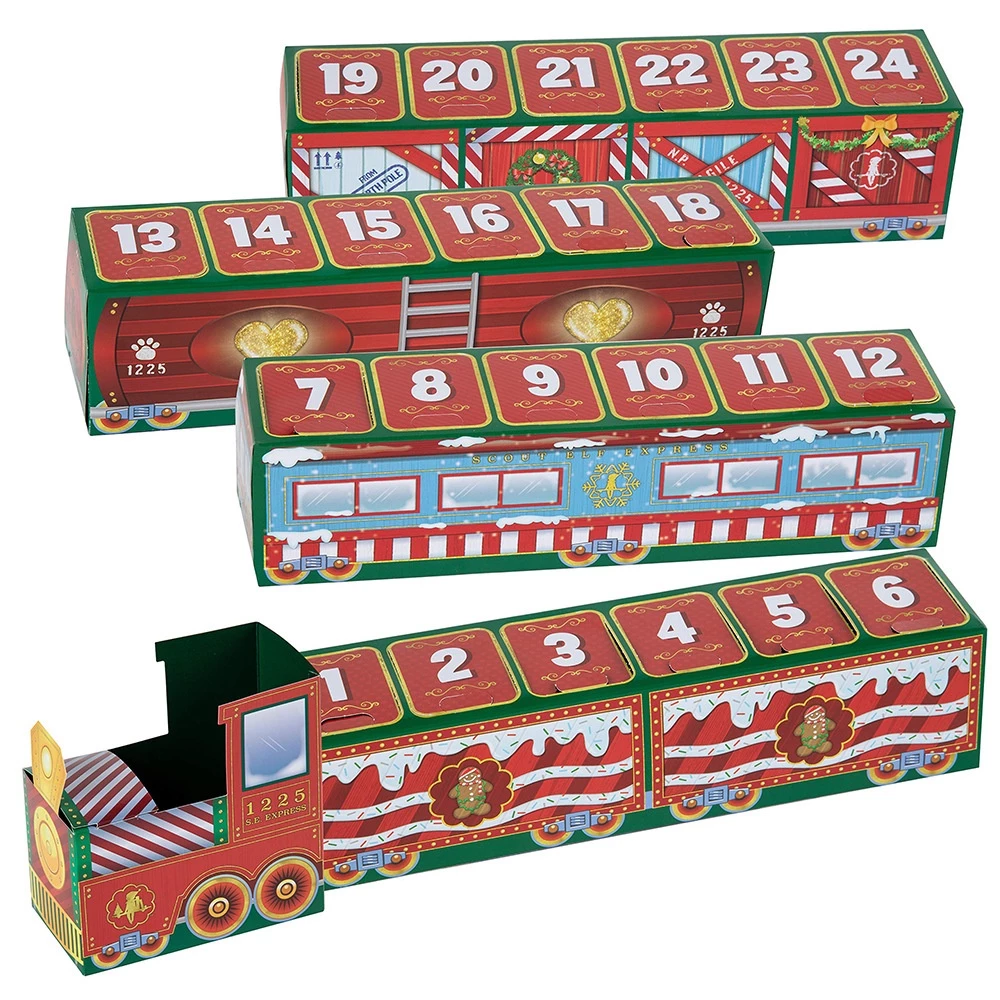 [SG]Kids Christmas Train Surprise Mystery Toy Boxes w/ gifts on each box Christmas Party Gift Children Day Gift-HOMA