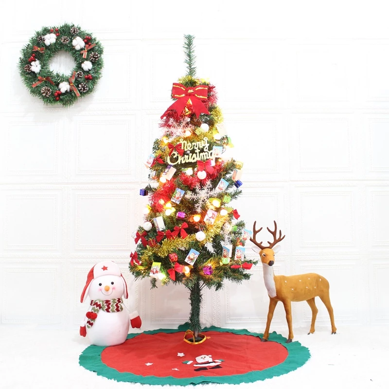 [SG]DIY 60cm/90cm/120cm/150cm with light&decor set Standup Christmas Tree Ornament for Party Home Decor XMAS-HOMA