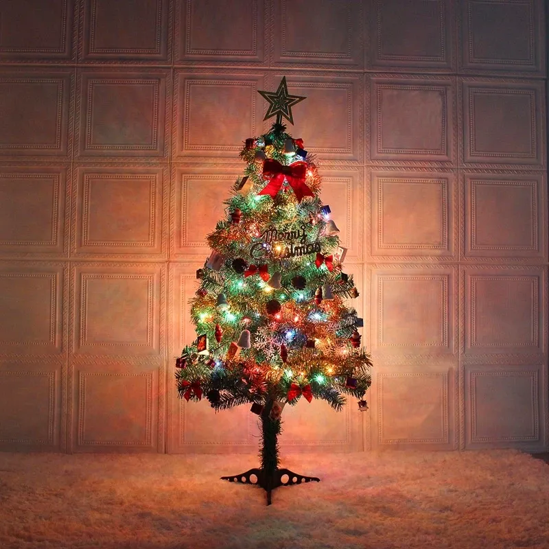[SG]DIY 60cm/90cm/120cm/150cm with light&decor set Standup Christmas Tree Ornament for Party Home Decor XMAS-HOMA
