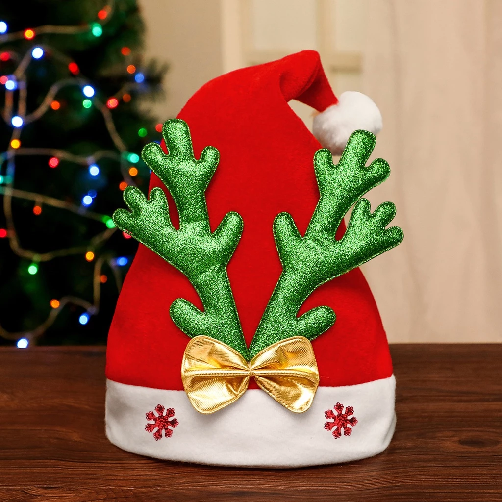 [SG]Christmas Hat Adult/Child style Christmas Santa Hat Thicken adult red Xmas Hat Santa Claus-HOMA