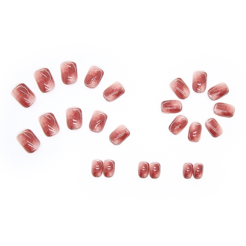 [SG] Icy Caramel Design | Fashionable Sexy Cute Press On/Stick On Nails Mother's Day 24PCS-HOMA