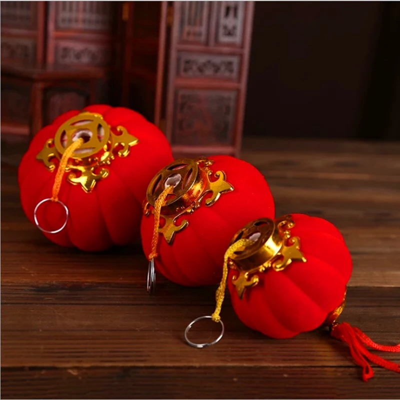 [SG]1 PCS Pile Coating Red Lantern Hanging Pendant Chinese New Year Festive Lanterns Home/Outdoor Decoration-HOMA
