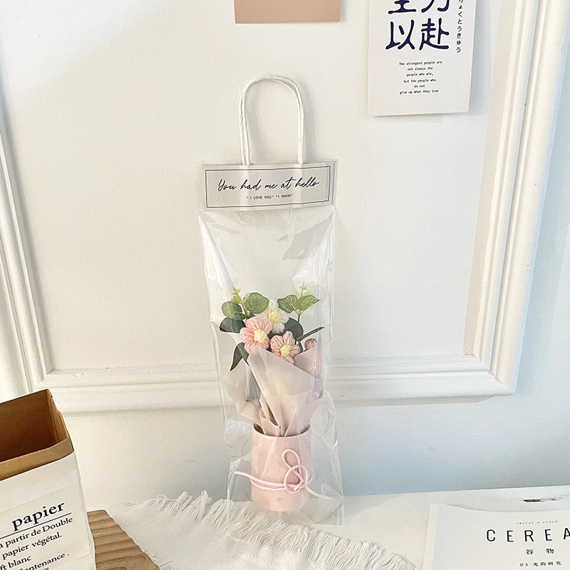 [SG] LOVE Well-packed Gift Box Elegant Plush Flower Bouquet in Bucket Floral Mother's Day Birthday Girlfriend Weddding-HOMA