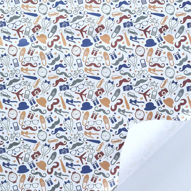 [SG]High quality Gift Wrapping Wrapper | Thicken 80g Paper | Simple Stylish Gift | Gentleman Birthday Waterproof-HOMA